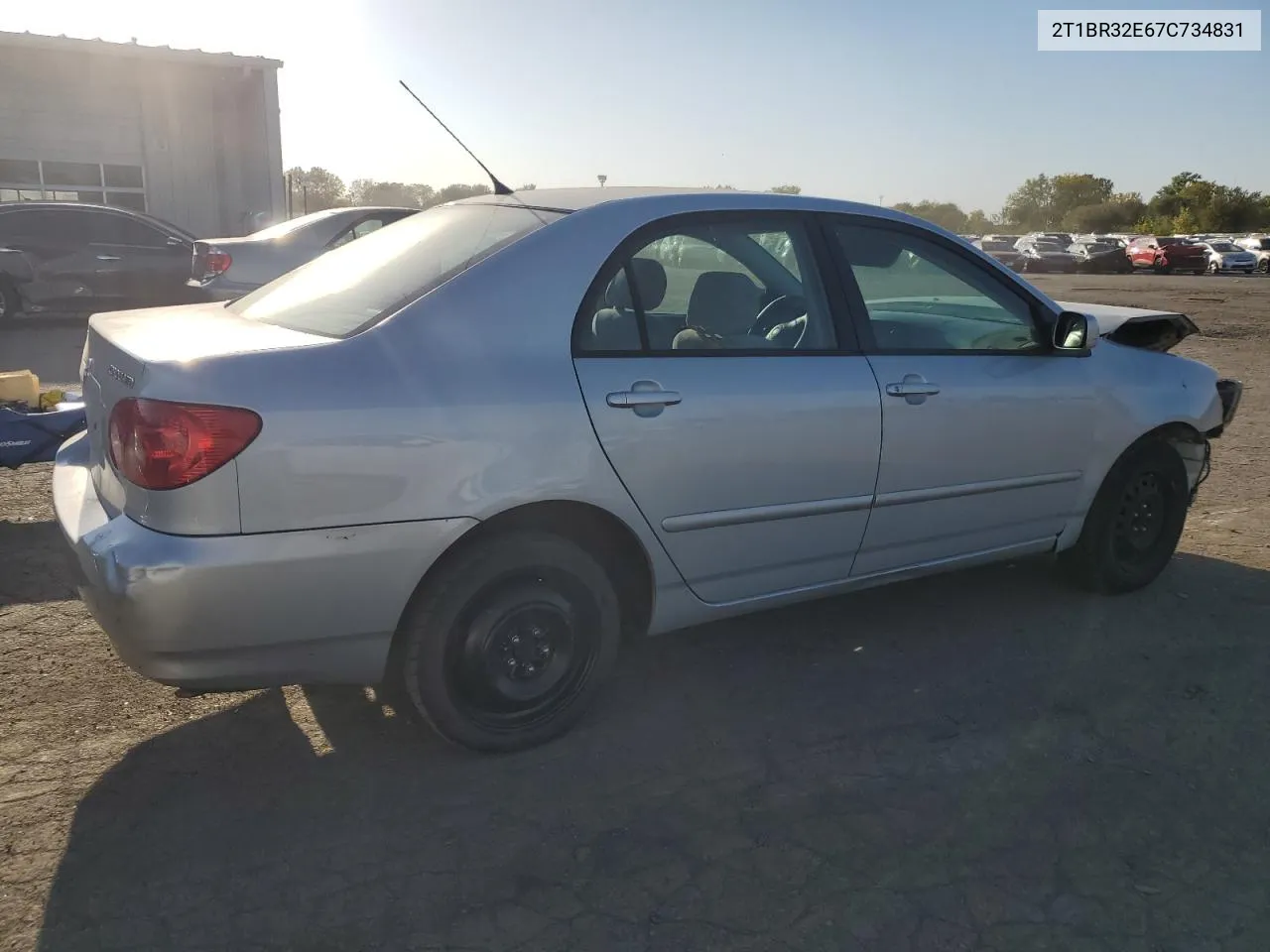 2007 Toyota Corolla Ce VIN: 2T1BR32E67C734831 Lot: 73966824