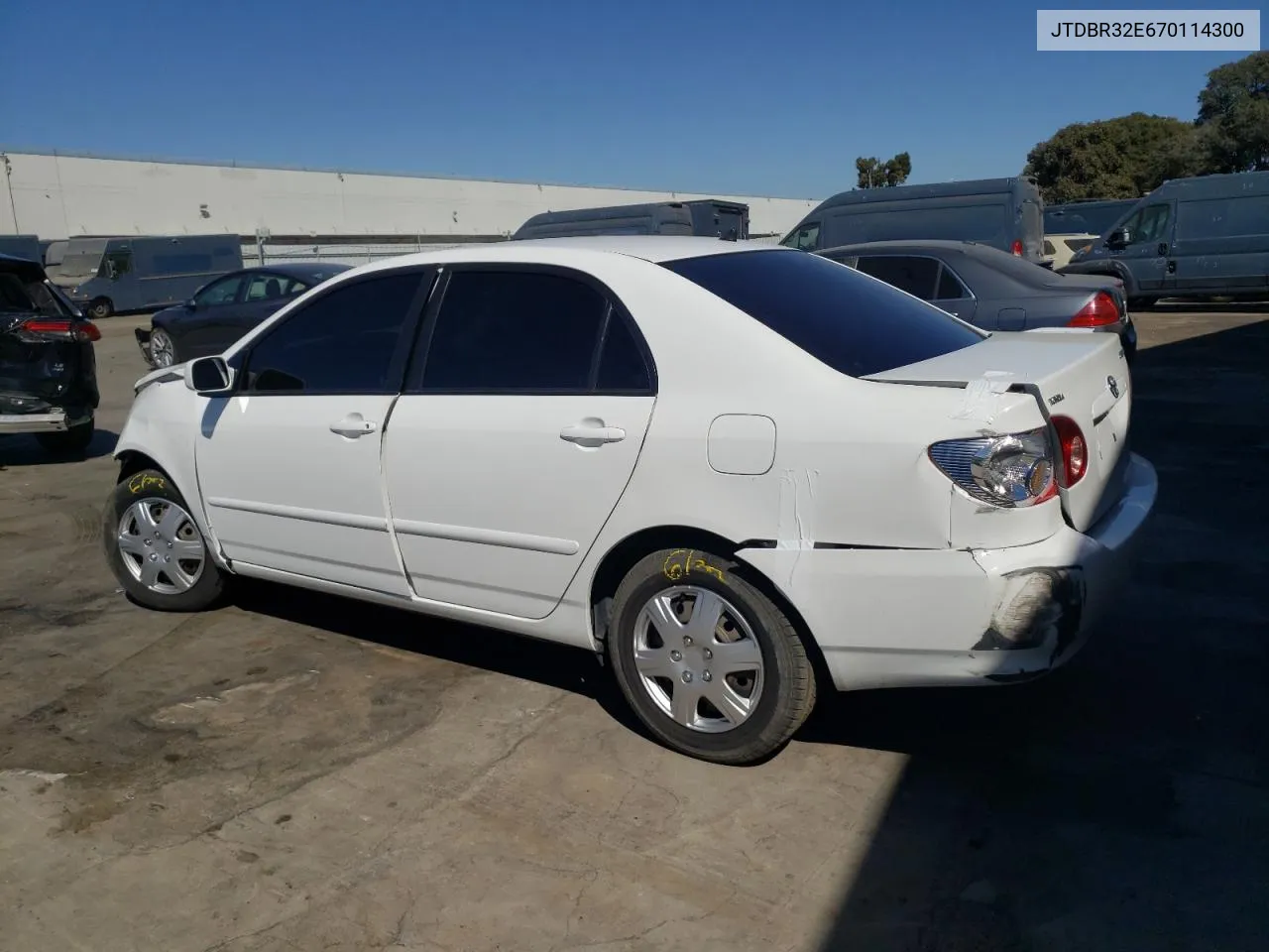 JTDBR32E670114300 2007 Toyota Corolla Ce