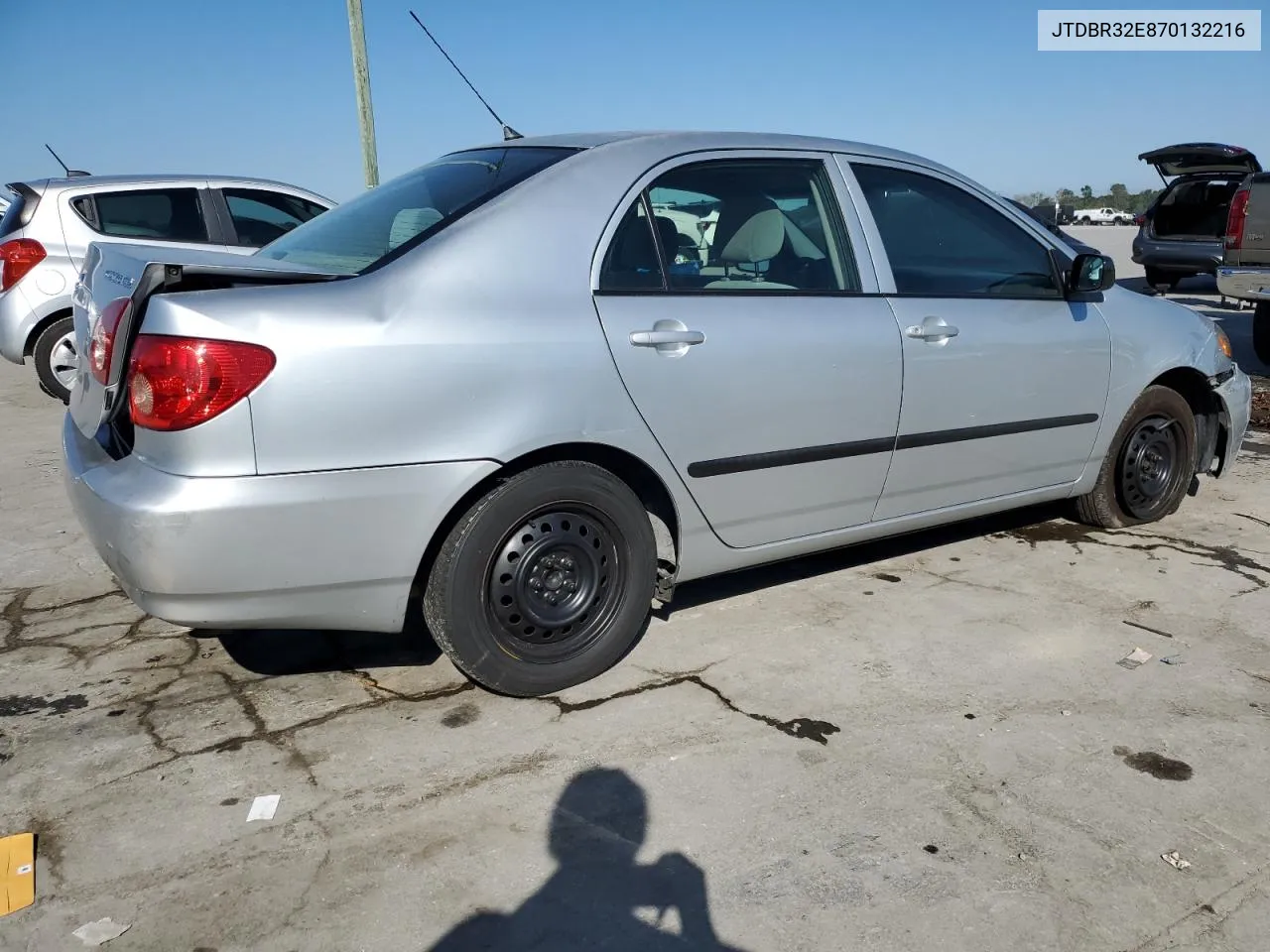 2007 Toyota Corolla Ce VIN: JTDBR32E870132216 Lot: 74563334