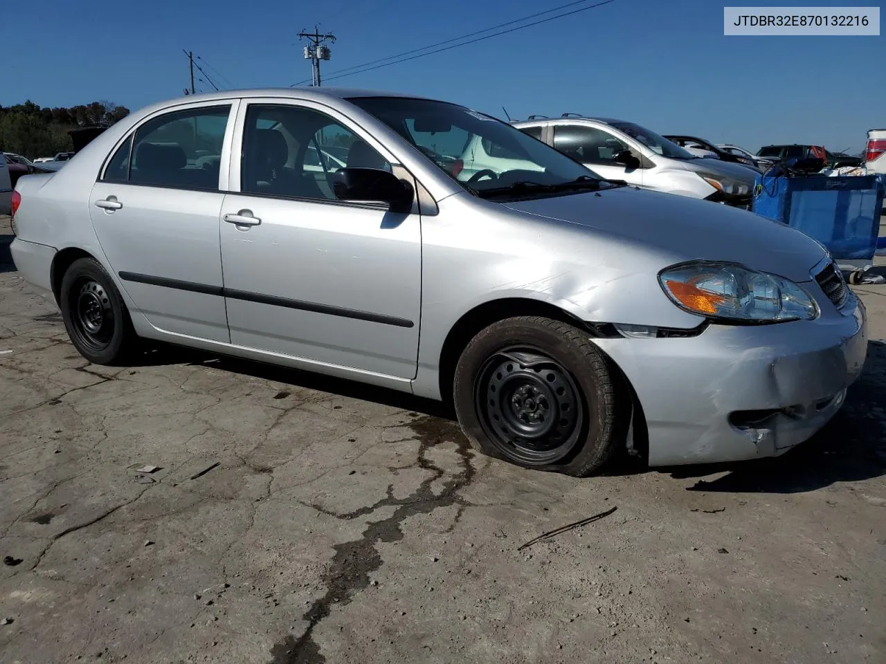 2007 Toyota Corolla Ce VIN: JTDBR32E870132216 Lot: 74563334