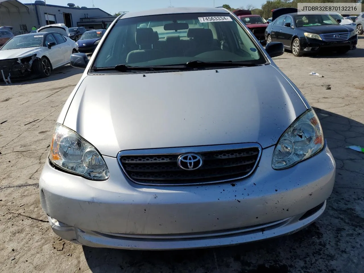 2007 Toyota Corolla Ce VIN: JTDBR32E870132216 Lot: 74563334