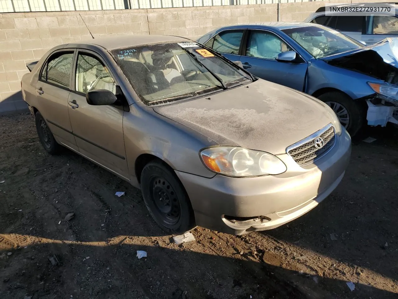 1NXBR32E27Z931770 2007 Toyota Corolla Ce