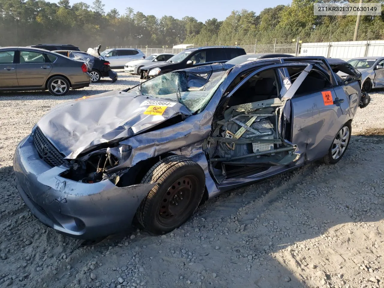 2007 Toyota Corolla Matrix Xr VIN: 2T1KR32E37C630149 Lot: 75023664