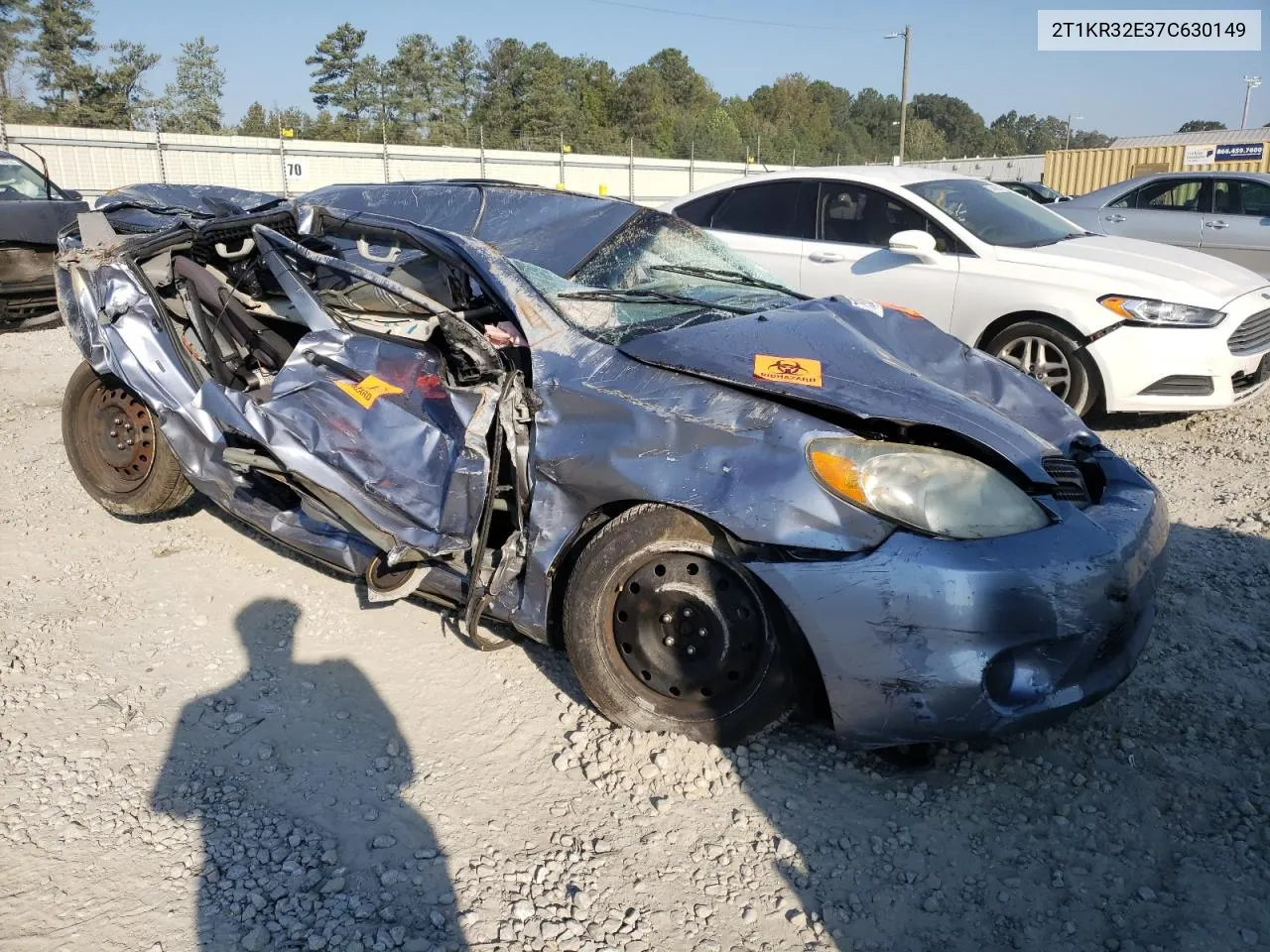 2007 Toyota Corolla Matrix Xr VIN: 2T1KR32E37C630149 Lot: 75023664