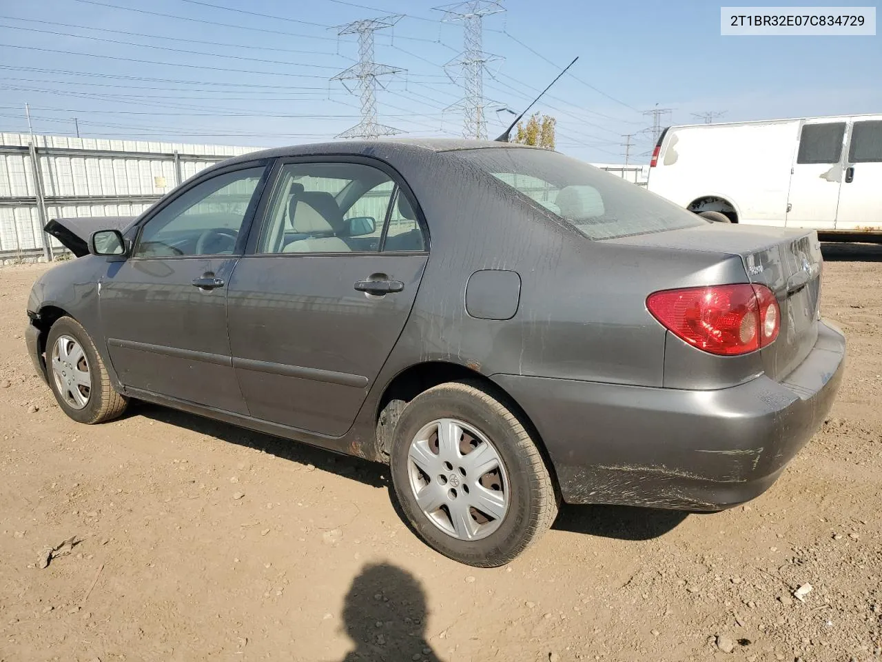 2007 Toyota Corolla Ce VIN: 2T1BR32E07C834729 Lot: 75366864