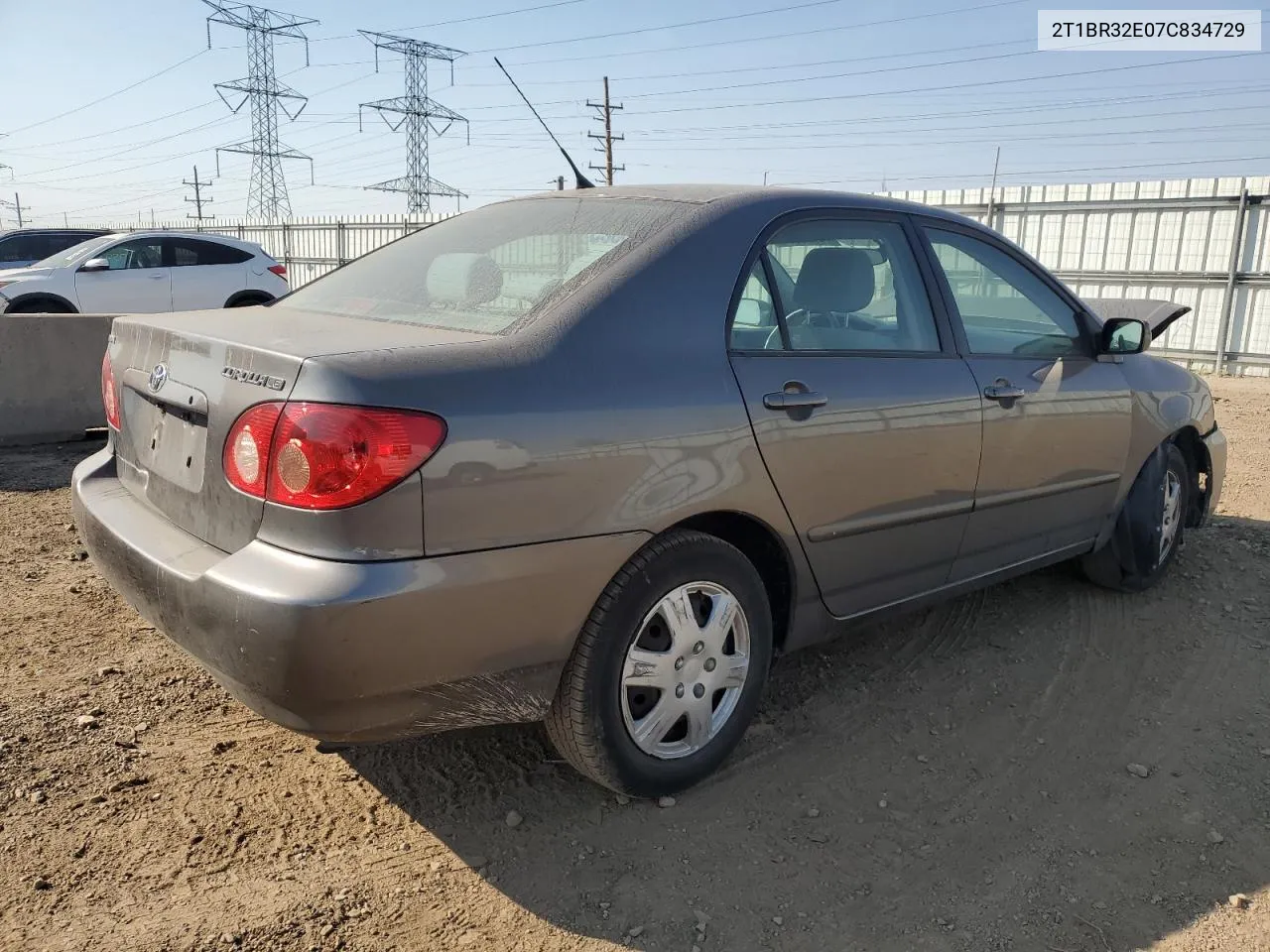 2007 Toyota Corolla Ce VIN: 2T1BR32E07C834729 Lot: 75366864