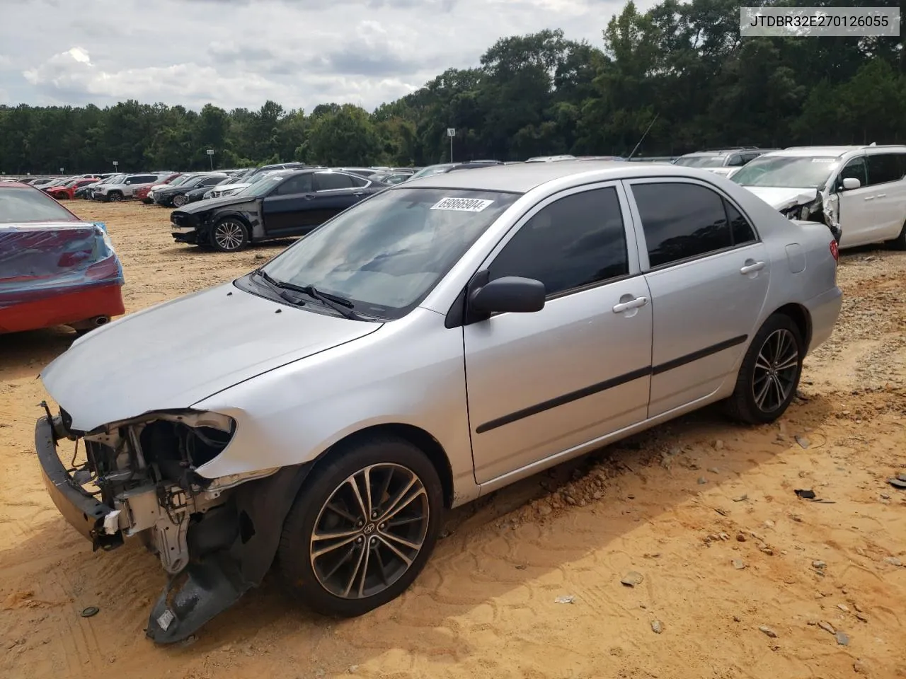 2007 Toyota Corolla Ce VIN: JTDBR32E270126055 Lot: 75387604