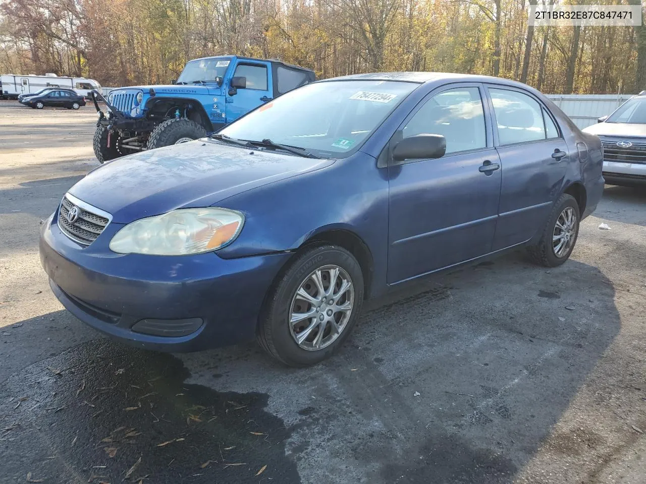 2007 Toyota Corolla Ce VIN: 2T1BR32E87C847471 Lot: 75477294