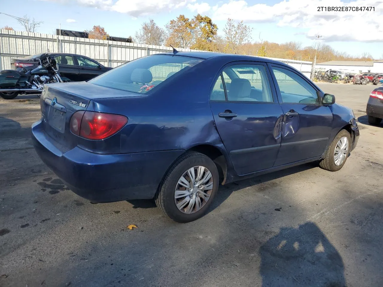 2007 Toyota Corolla Ce VIN: 2T1BR32E87C847471 Lot: 75477294