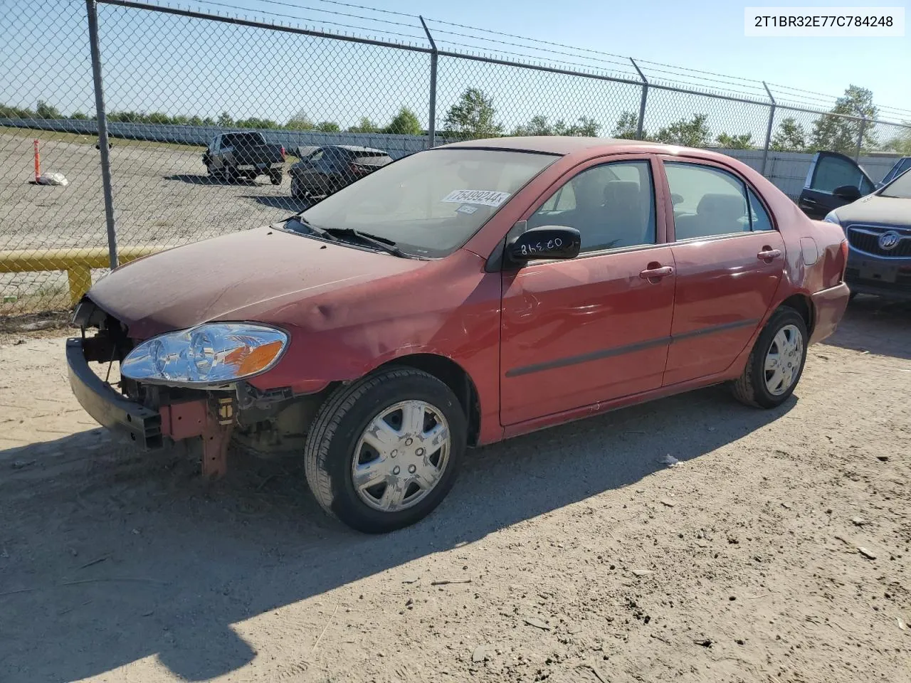 2007 Toyota Corolla Ce VIN: 2T1BR32E77C784248 Lot: 75499244