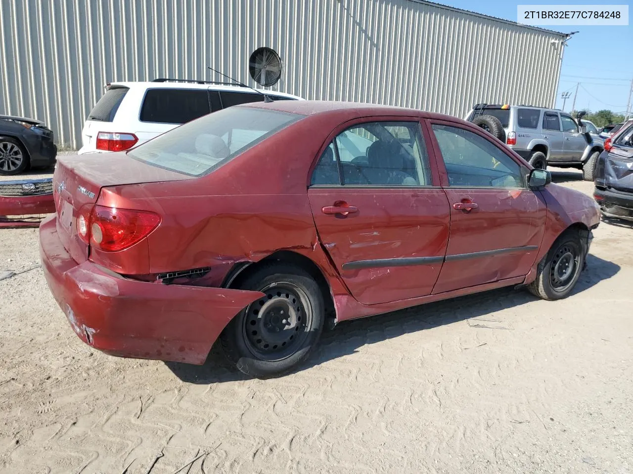 2007 Toyota Corolla Ce VIN: 2T1BR32E77C784248 Lot: 75499244