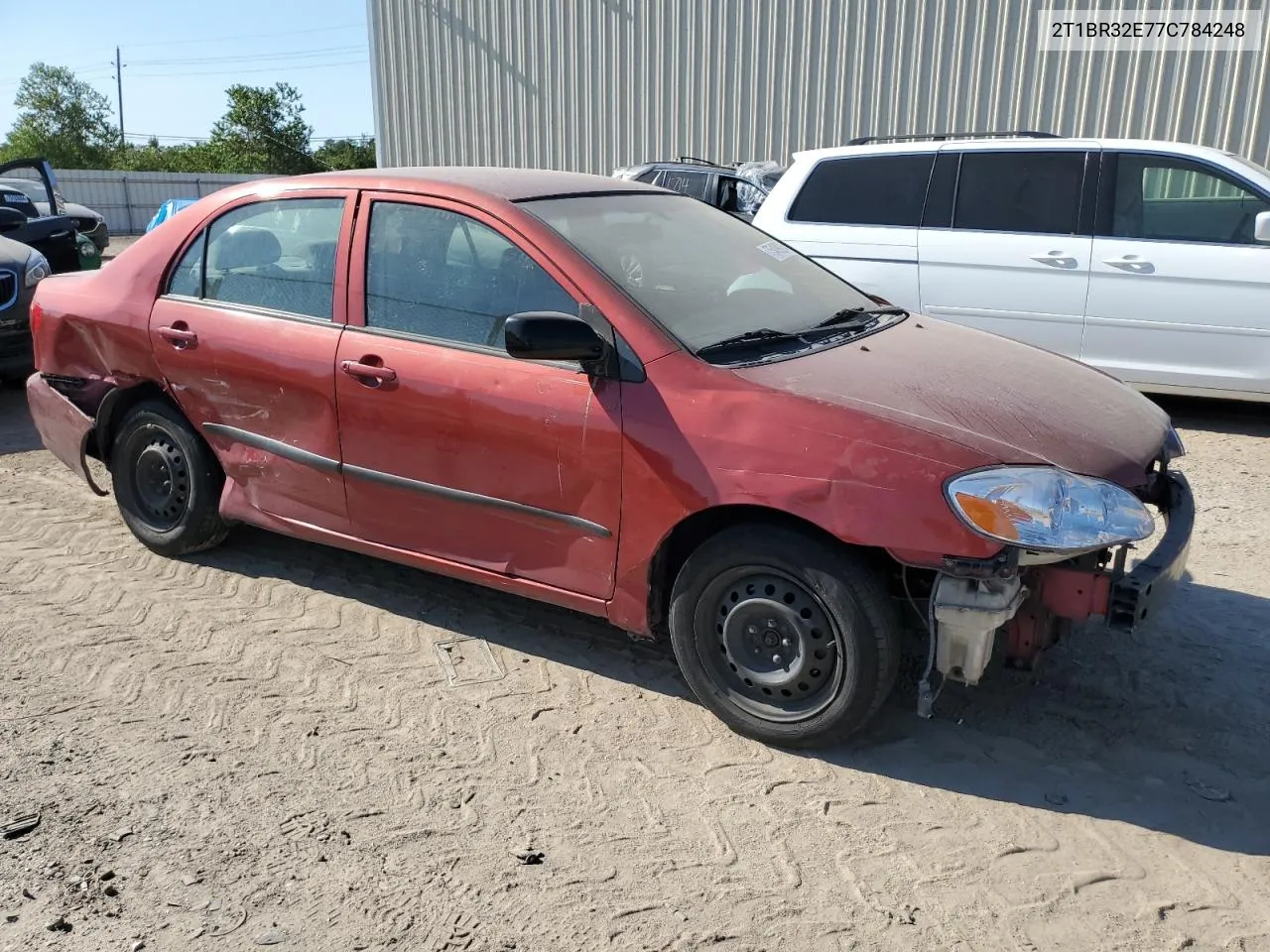 2007 Toyota Corolla Ce VIN: 2T1BR32E77C784248 Lot: 75499244