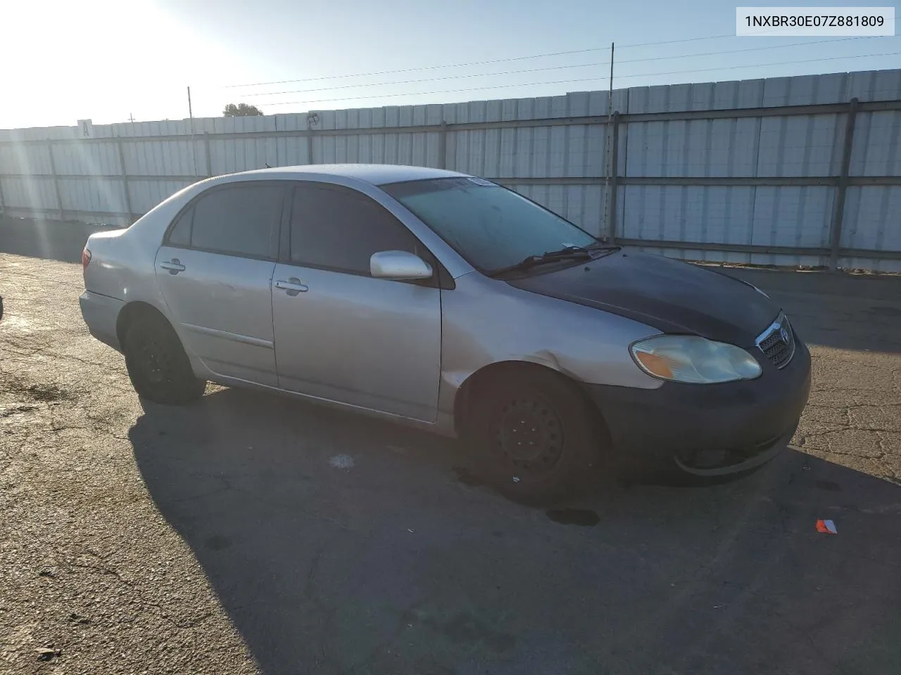 2007 Toyota Corolla Ce VIN: 1NXBR30E07Z881809 Lot: 75922414