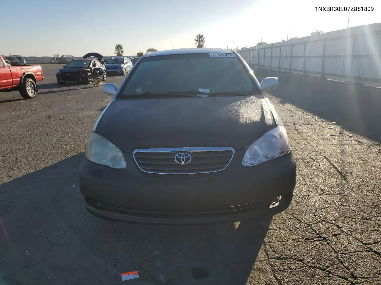 2007 Toyota Corolla Ce VIN: 1NXBR30E07Z881809 Lot: 75922414