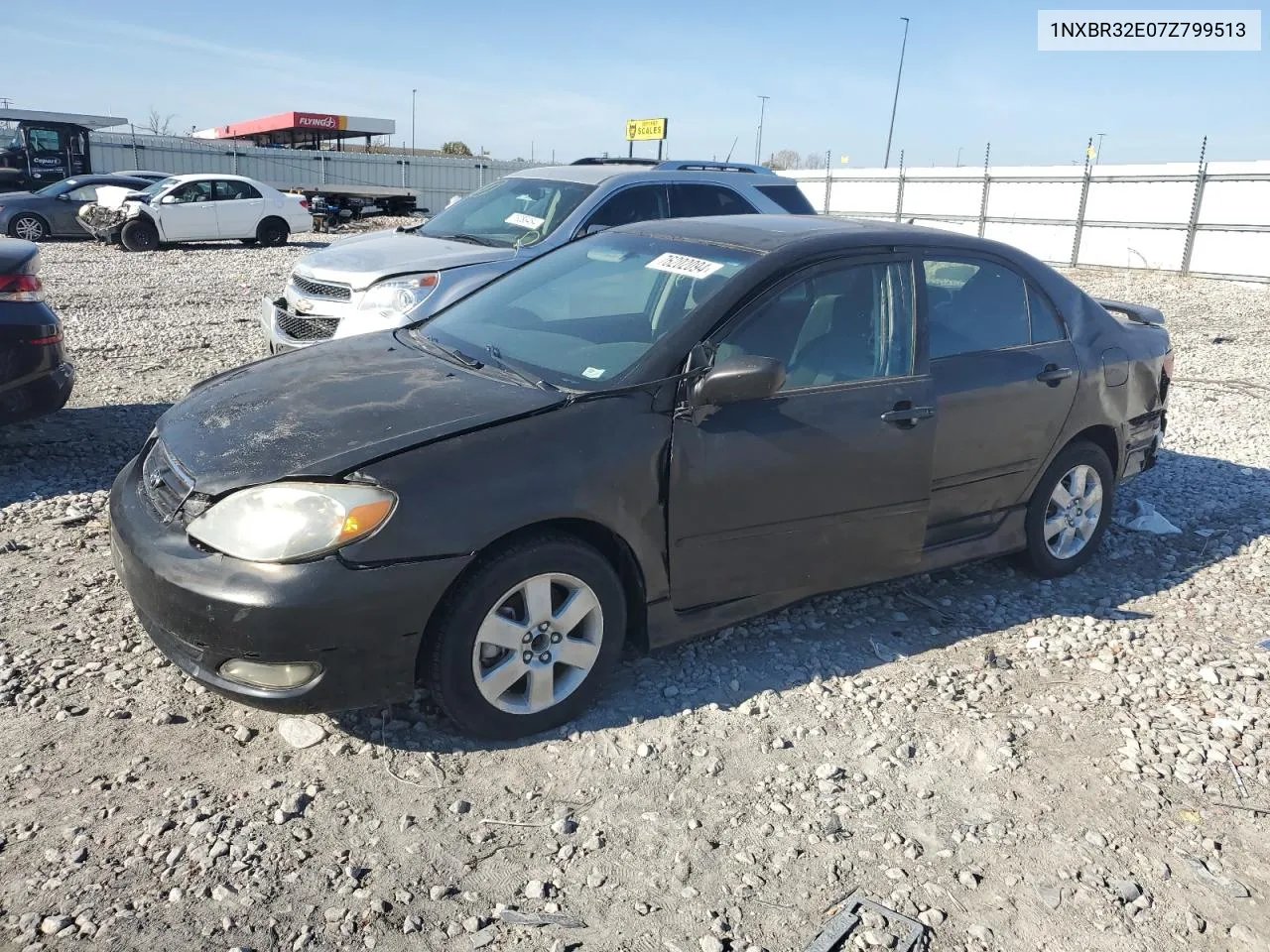 2007 Toyota Corolla Ce VIN: 1NXBR32E07Z799513 Lot: 76202094