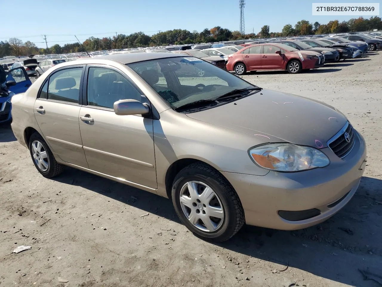 2007 Toyota Corolla Ce VIN: 2T1BR32E67C788369 Lot: 76676774