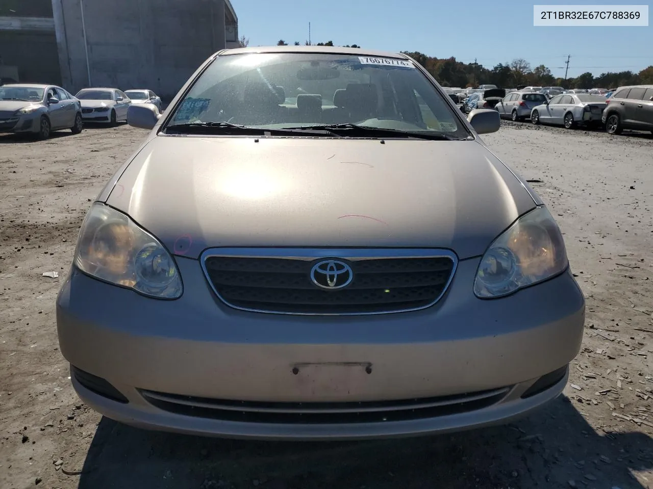 2007 Toyota Corolla Ce VIN: 2T1BR32E67C788369 Lot: 76676774