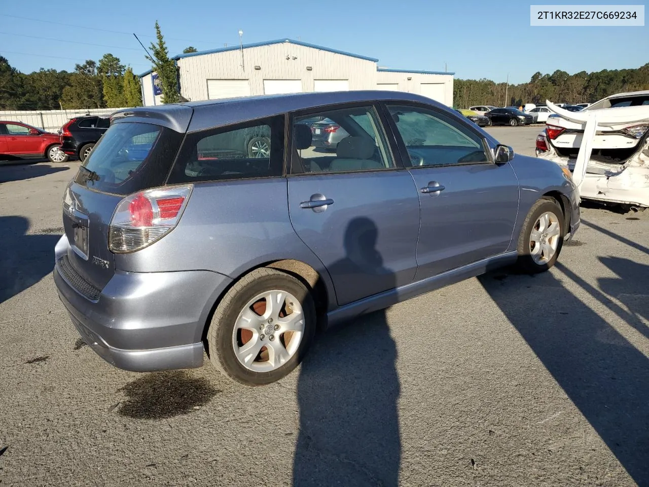 2007 Toyota Corolla Matrix Xr VIN: 2T1KR32E27C669234 Lot: 76709974