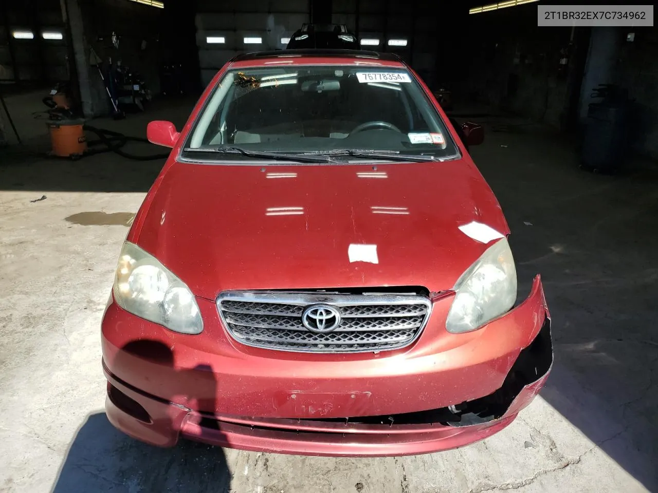 2007 Toyota Corolla Ce VIN: 2T1BR32EX7C734962 Lot: 76778354