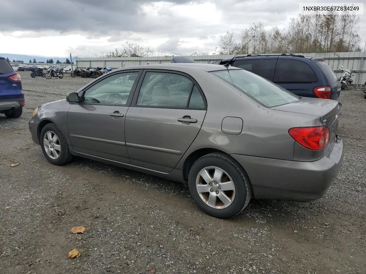 2007 Toyota Corolla Ce VIN: 1NXBR30E67Z834249 Lot: 76835644