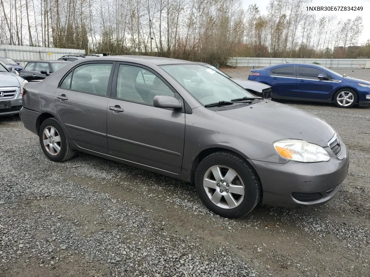 2007 Toyota Corolla Ce VIN: 1NXBR30E67Z834249 Lot: 76835644