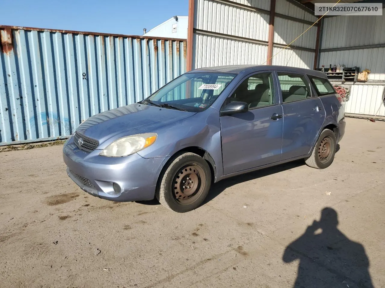 2007 Toyota Corolla Matrix Xr VIN: 2T1KR32E07C677610 Lot: 77038994