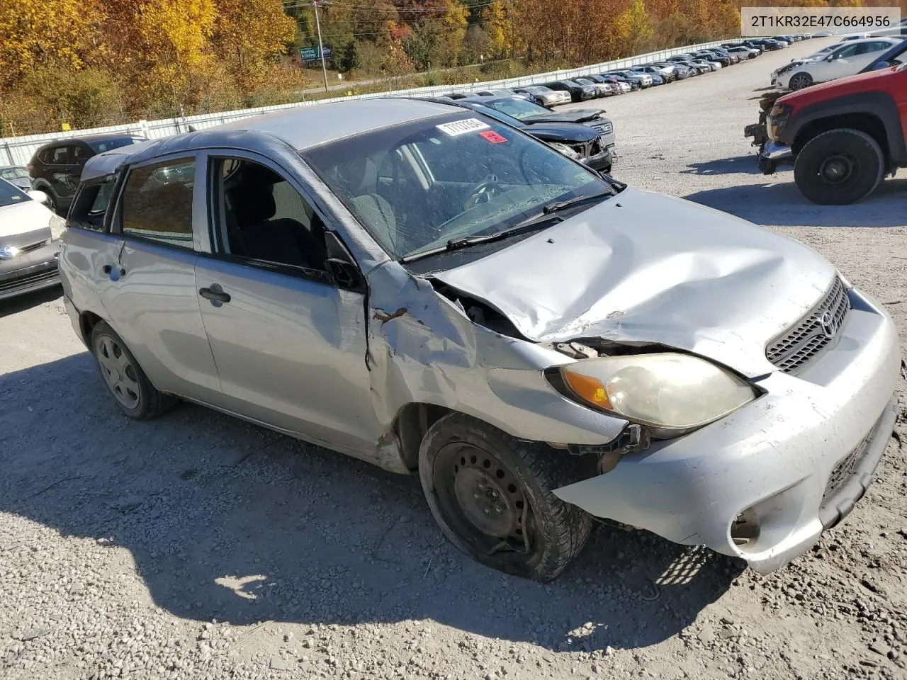 2007 Toyota Corolla Matrix Xr VIN: 2T1KR32E47C664956 Lot: 77137354