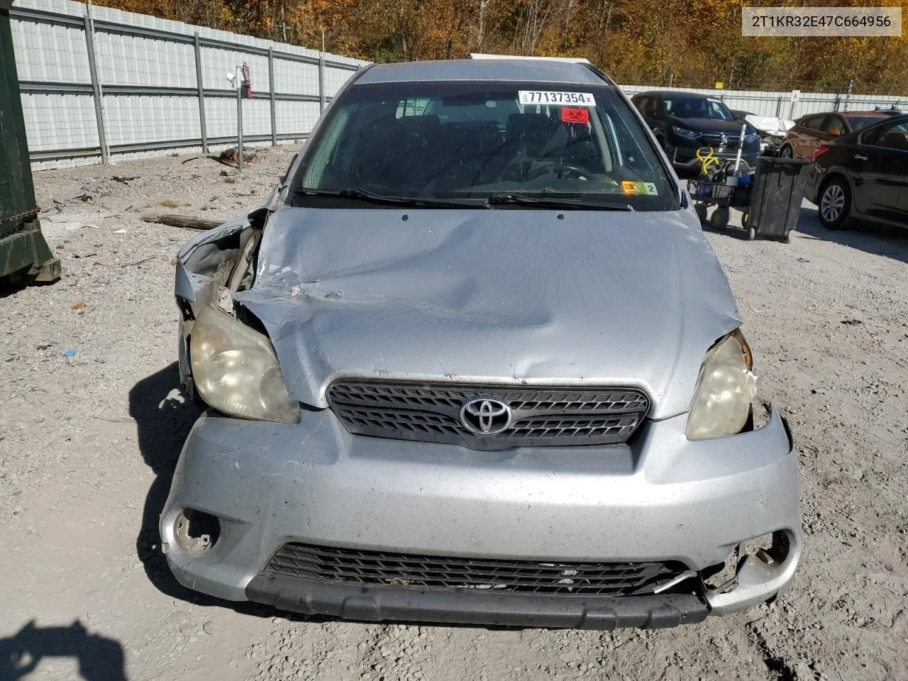 2007 Toyota Corolla Matrix Xr VIN: 2T1KR32E47C664956 Lot: 77137354