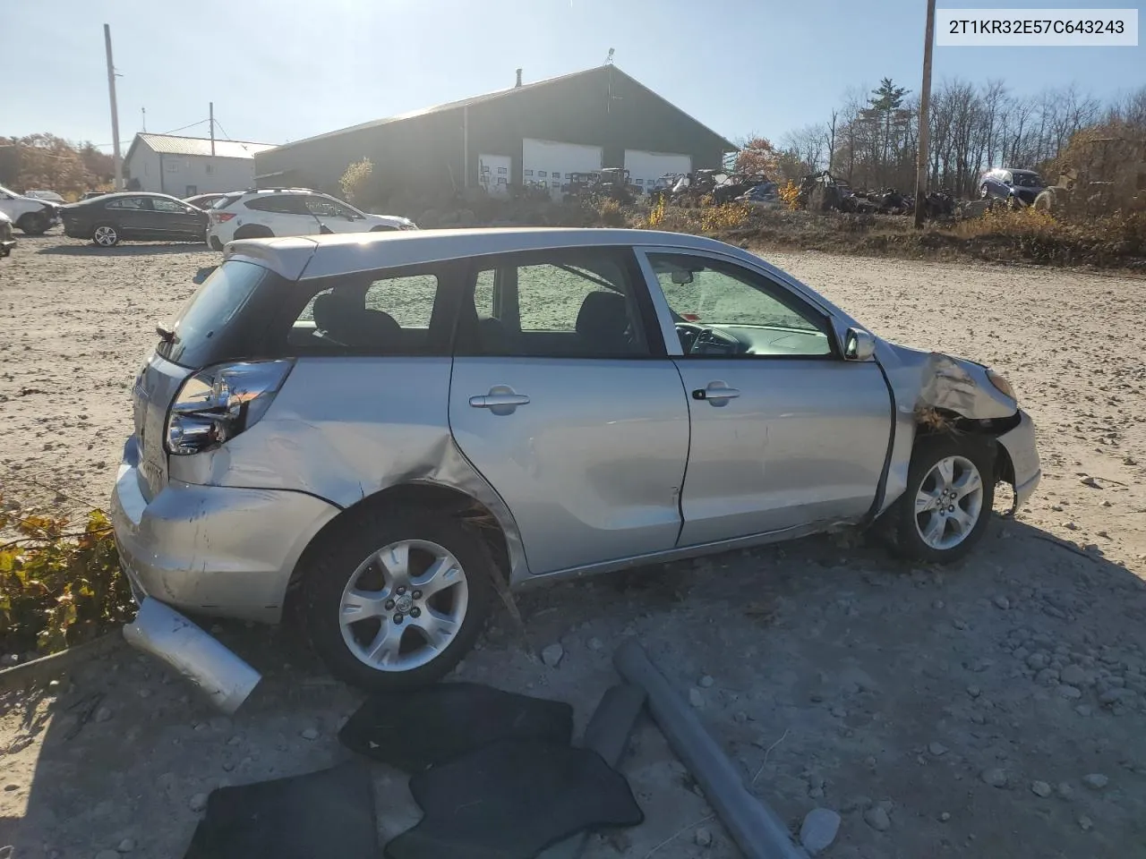 2007 Toyota Corolla Matrix Xr VIN: 2T1KR32E57C643243 Lot: 77203354