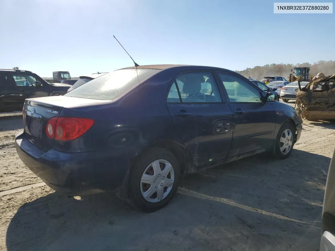 2007 Toyota Corolla Ce VIN: 1NXBR32E37Z880280 Lot: 77421334