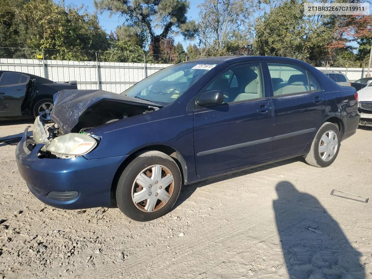 2007 Toyota Corolla Ce VIN: 2T1BR32E67C719911 Lot: 77571674