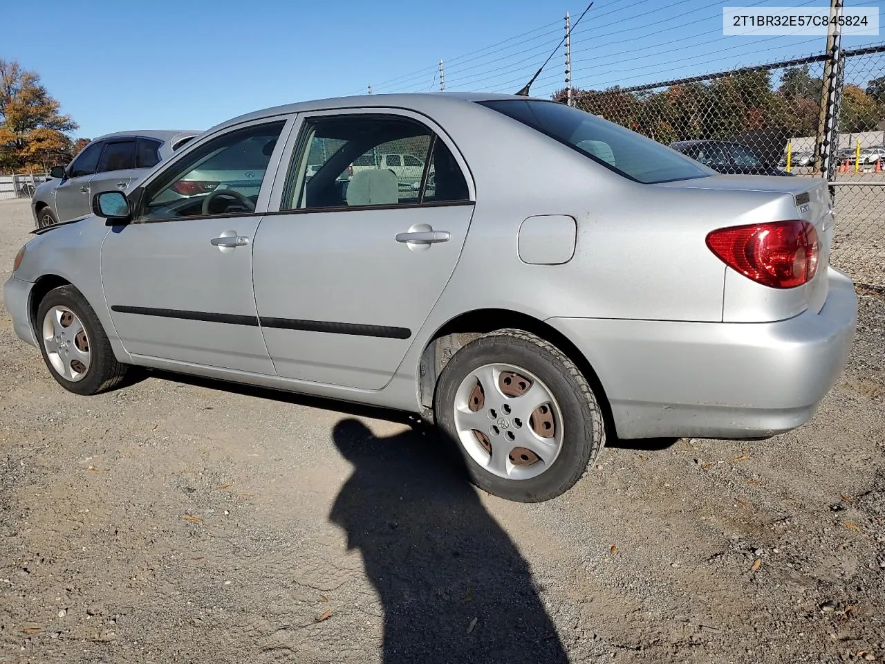 2007 Toyota Corolla Ce VIN: 2T1BR32E57C845824 Lot: 77645544