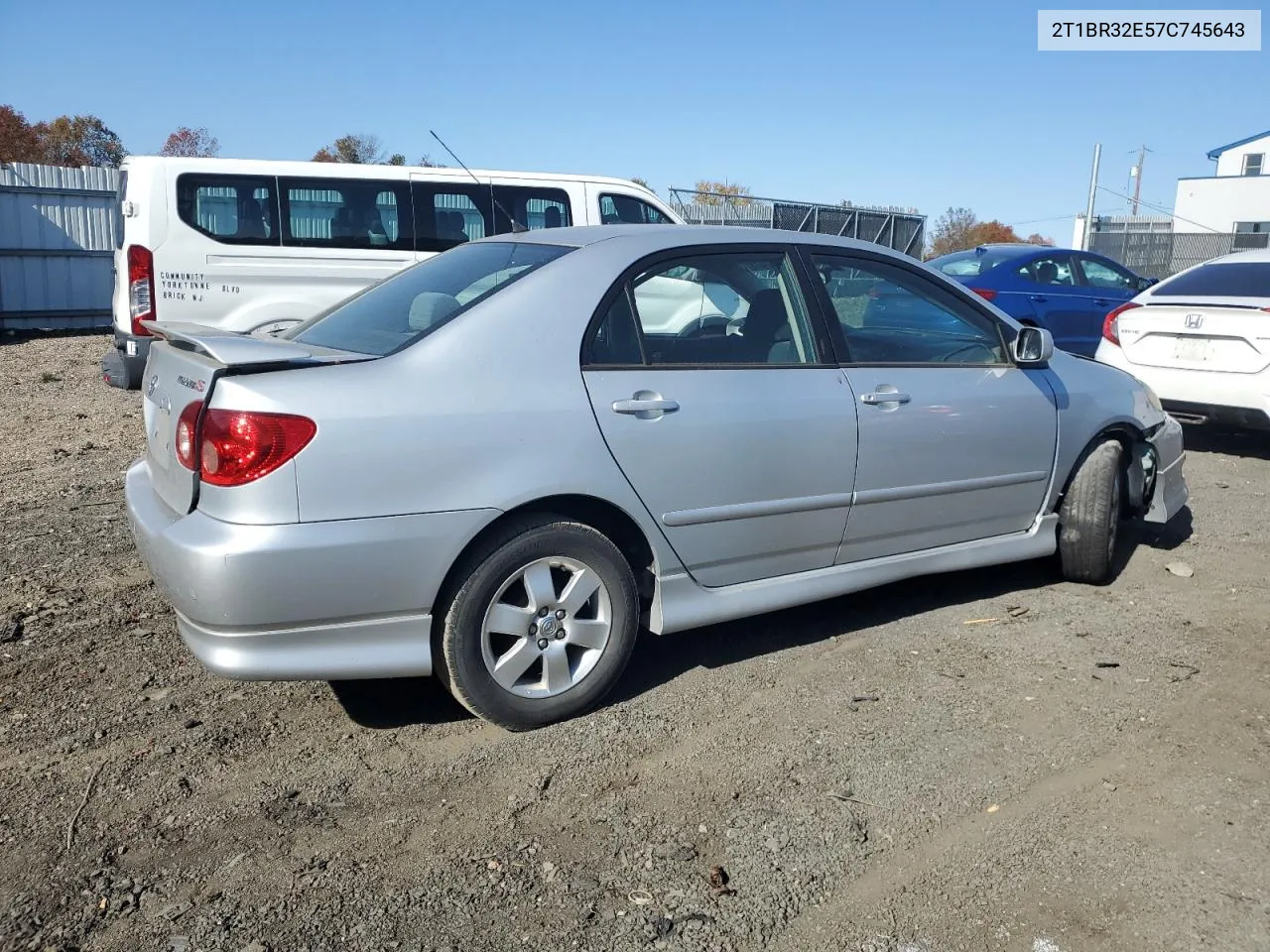 2007 Toyota Corolla Ce VIN: 2T1BR32E57C745643 Lot: 77752474