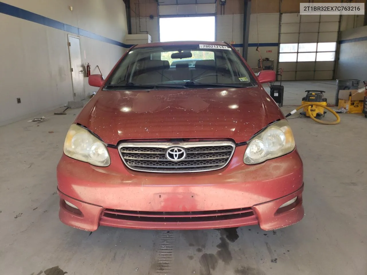 2007 Toyota Corolla Ce VIN: 2T1BR32EX7C763216 Lot: 78021214