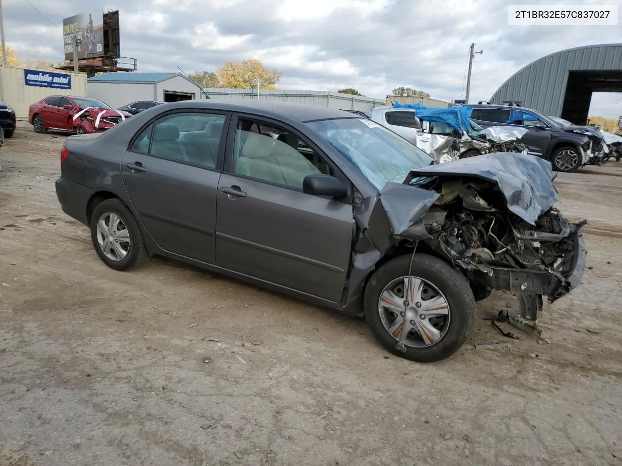 2007 Toyota Corolla Ce VIN: 2T1BR32E57C837027 Lot: 78431474