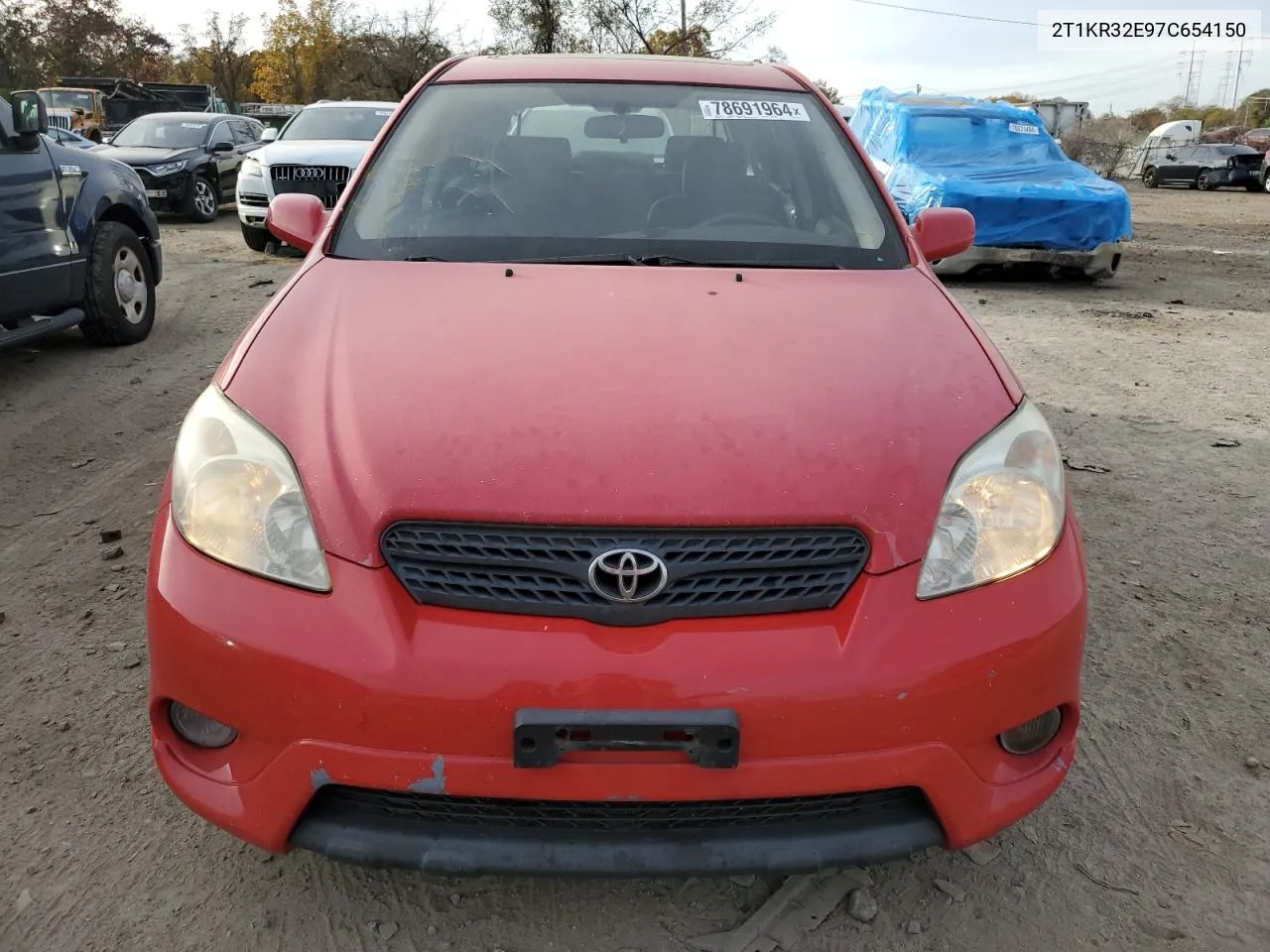 2007 Toyota Corolla Matrix Xr VIN: 2T1KR32E97C654150 Lot: 78691964