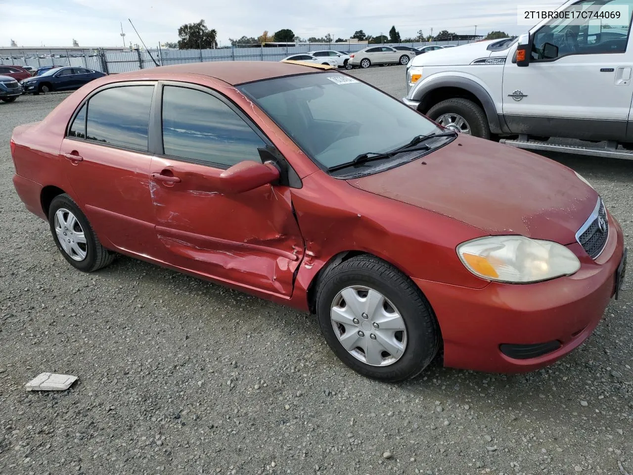 2007 Toyota Corolla Ce VIN: 2T1BR30E17C744069 Lot: 78739404