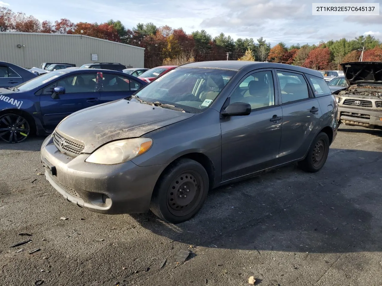 2007 Toyota Corolla Matrix Xr VIN: 2T1KR32E57C645137 Lot: 78824544