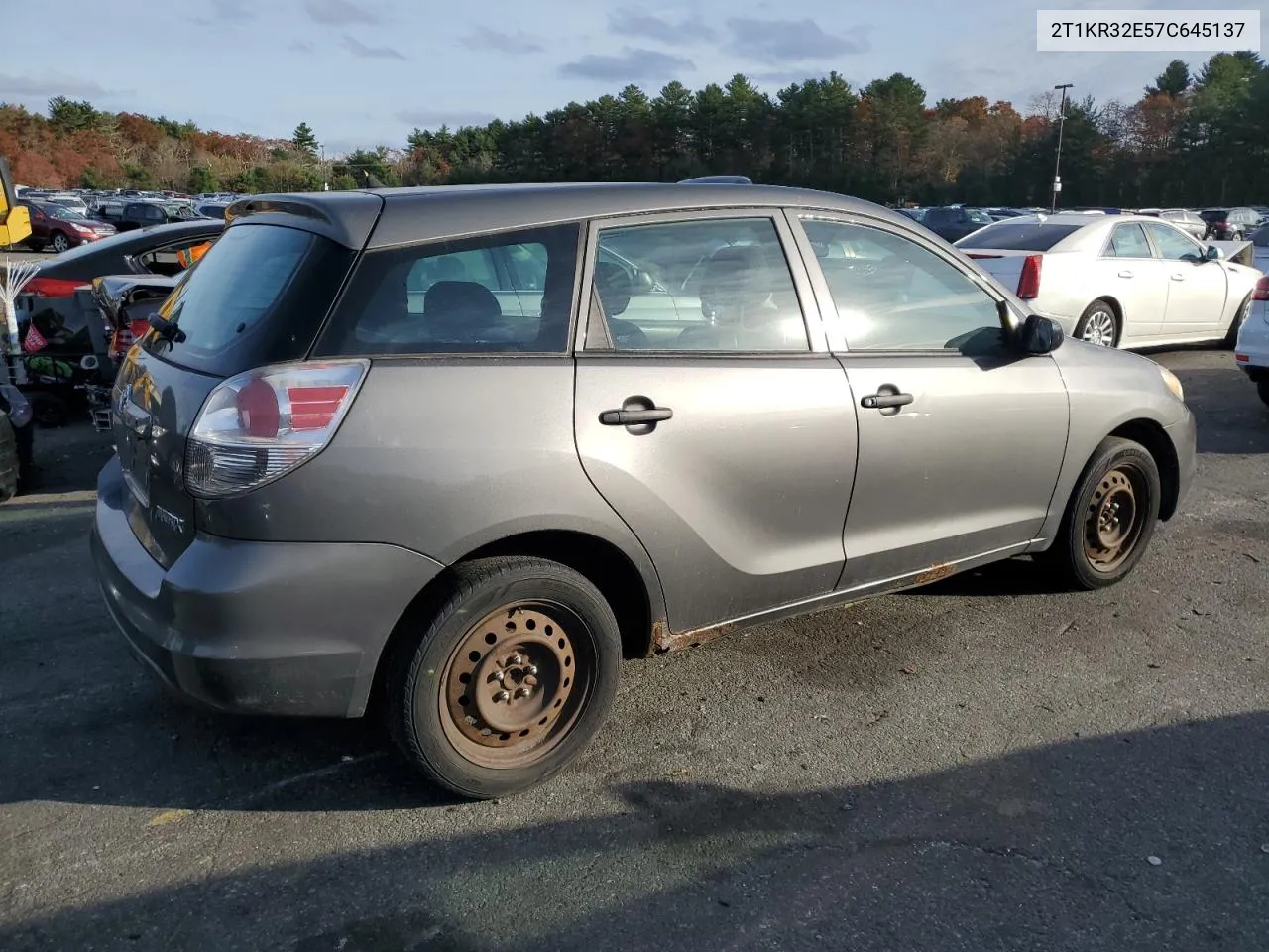 2007 Toyota Corolla Matrix Xr VIN: 2T1KR32E57C645137 Lot: 78824544