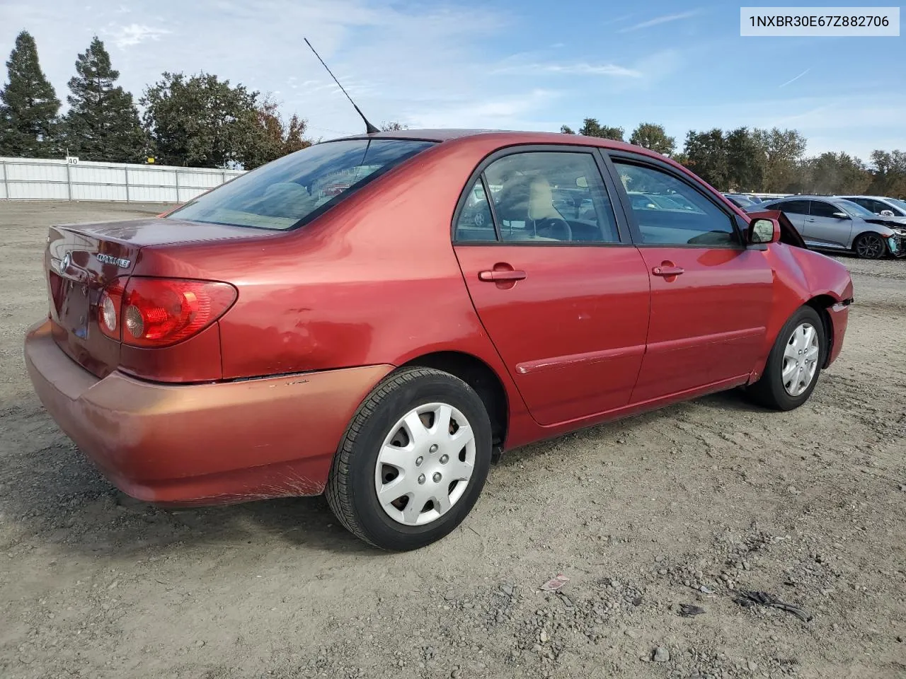 2007 Toyota Corolla Ce VIN: 1NXBR30E67Z882706 Lot: 78909254