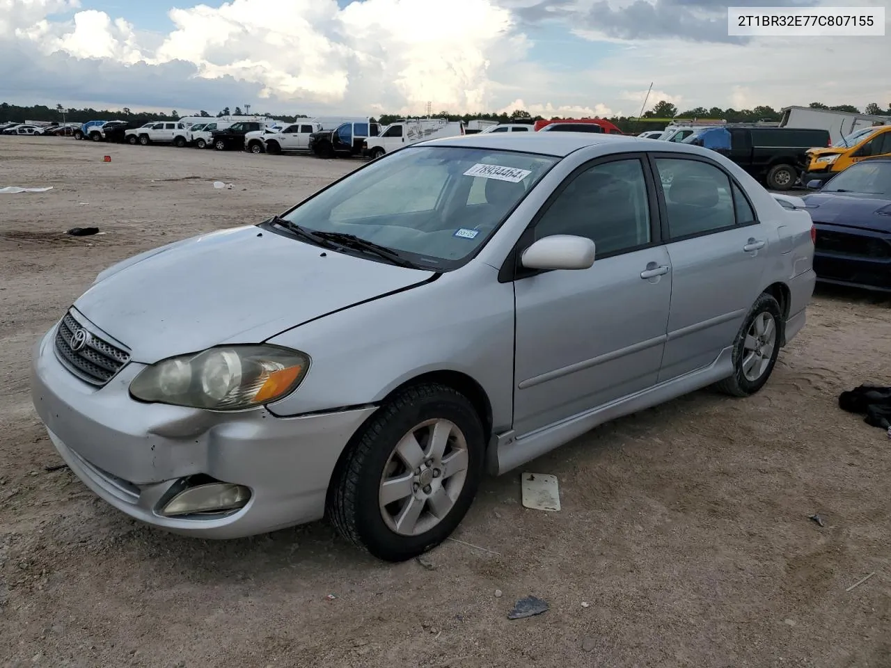 2007 Toyota Corolla Ce VIN: 2T1BR32E77C807155 Lot: 78934464