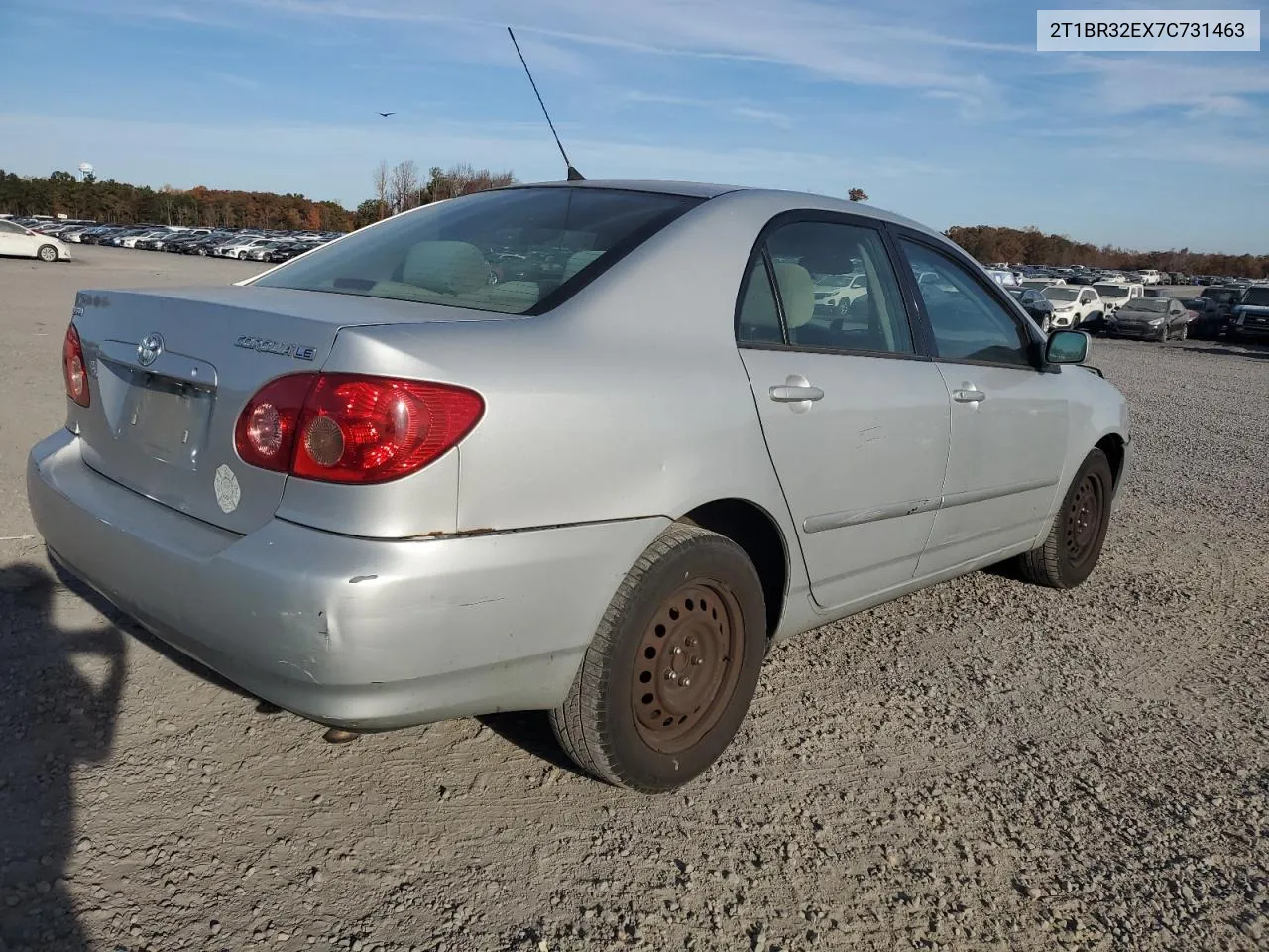 2007 Toyota Corolla Ce VIN: 2T1BR32EX7C731463 Lot: 79174364