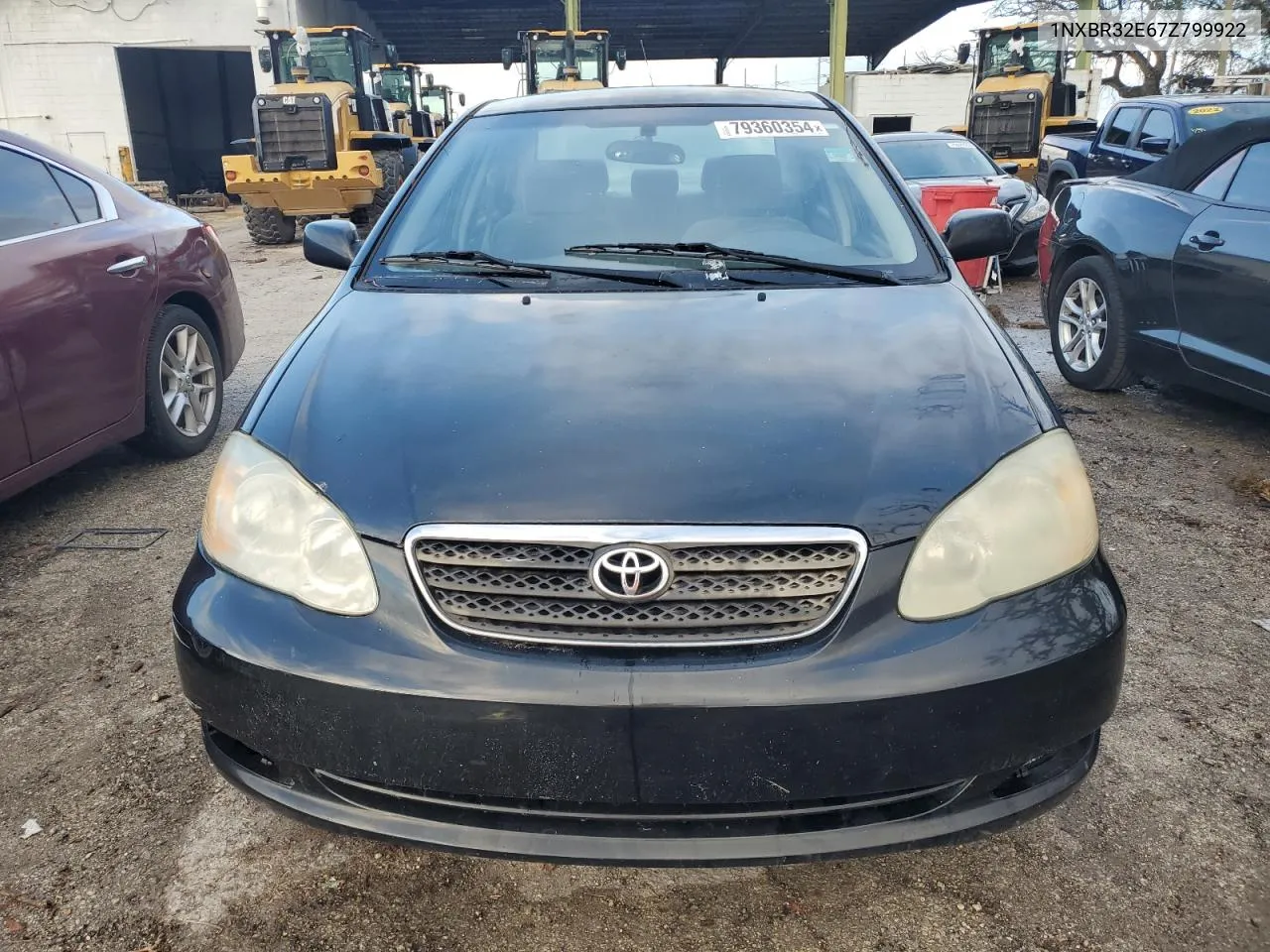 2007 Toyota Corolla Ce VIN: 1NXBR32E67Z799922 Lot: 79360354