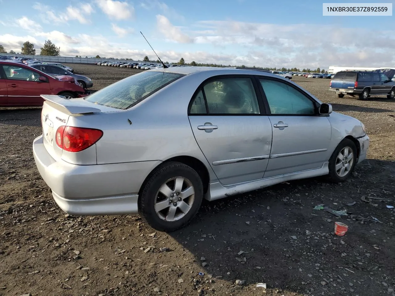 2007 Toyota Corolla Ce VIN: 1NXBR30E37Z892559 Lot: 79537924