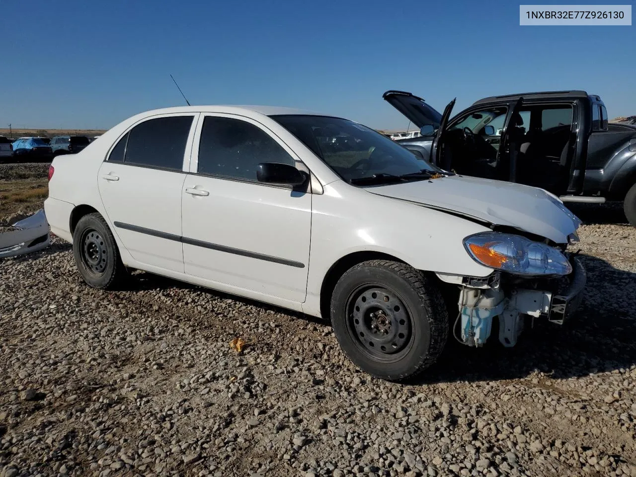 2007 Toyota Corolla Ce VIN: 1NXBR32E77Z926130 Lot: 79607624