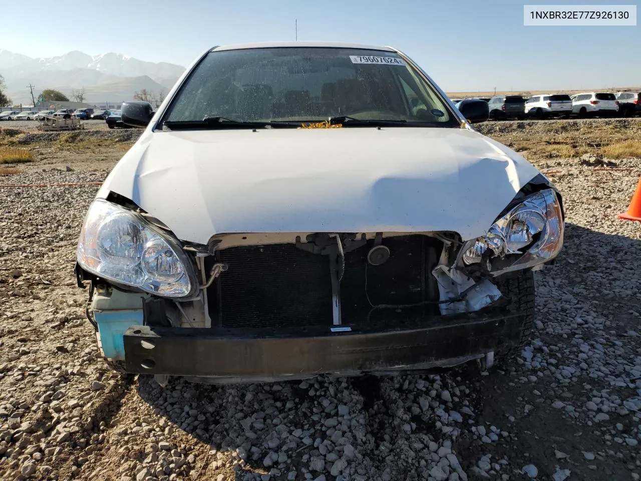 2007 Toyota Corolla Ce VIN: 1NXBR32E77Z926130 Lot: 79607624