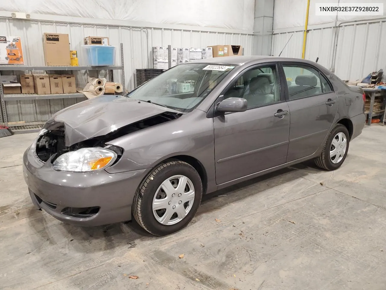 2007 Toyota Corolla Ce VIN: 1NXBR32E37Z928022 Lot: 80022684