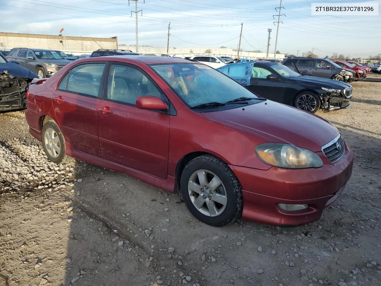 2T1BR32E37C781296 2007 Toyota Corolla Ce