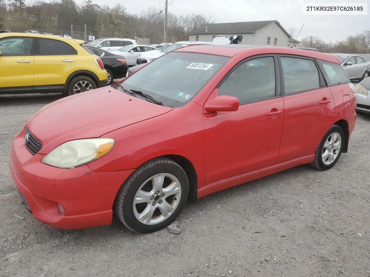 2007 Toyota Corolla Matrix Xr VIN: 2T1KR32E97C626185 Lot: 80051264