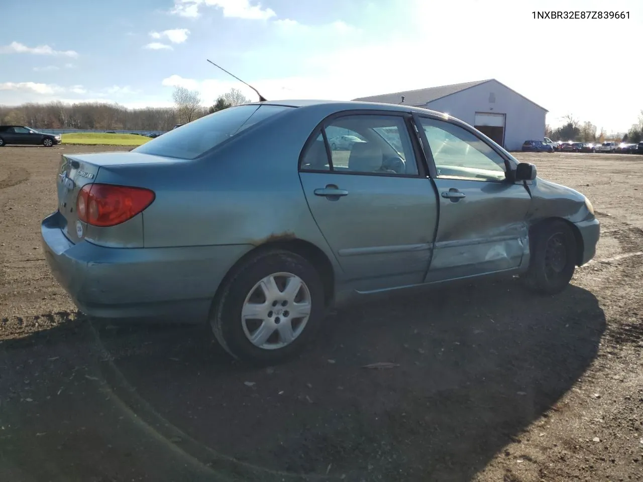 2007 Toyota Corolla Ce VIN: 1NXBR32E87Z839661 Lot: 80306284